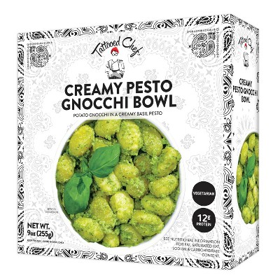 Tattooed Chef Frozen Creamy Pesto Gnocchi Bowl - 9oz