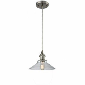 Orwell - 1 Light Cord Hung Mini Pendant In Industrial Style-6.5 Inches Tall and 8.38 Inches Wide - 1 of 1