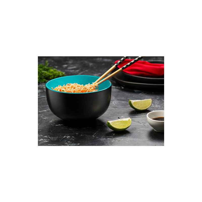Kook Ceramic Ramen Noodle Bowls, 34 oz, Set of 4, 4 of 5