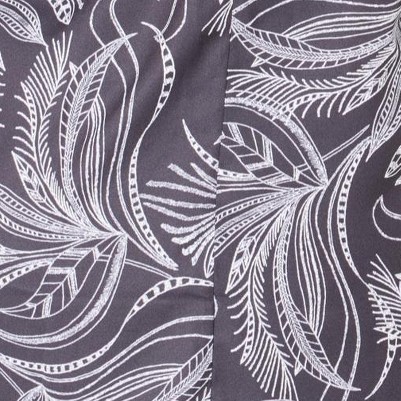 black sketched feather