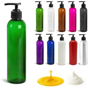 Royal Massage 8oz Bullet Round Massage Oil/Lotion/Liquid Bottle with Saddle Pump - 1 of 4