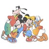 Girl's Disney Mickey & Friends Cool Group Lean T-Shirt - 2 of 4