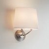Possini Euro Design Possini Euro 11 3/4" High Brushed Nickel Modern Wall Sconce Light - 2 of 4
