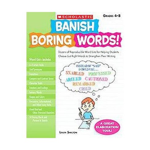 Banish Boring Words!, Grades 4-8 - by  Leilen Shelton (Paperback) - image 1 of 1