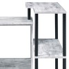 Anybear White and Black Finish Writing Desk - 4 of 4