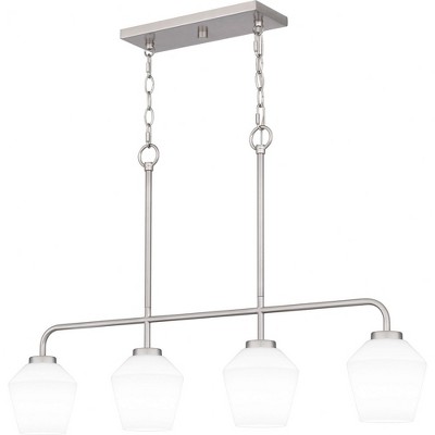 Quoizel Lighting Nielson 4 - Light Chandelier in  Brushed Nickel