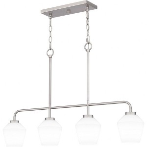 Quoizel Lighting Nielson 4 - Light Chandelier in  Brushed Nickel - 1 of 1