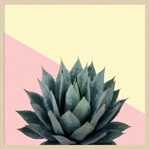 Amanti Art Agave 04 by Amini54 Wood Framed Wall Art Print - 1 of 4