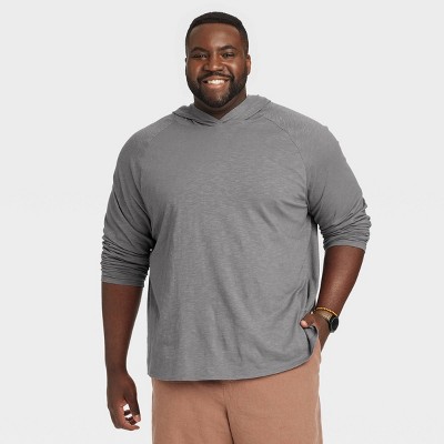 Men's Regular Fit Crewneck Pullover Sweatshirt - Goodfellow & Co™ Cement  Gray Xl : Target