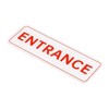 Unique Bargains Acrylic Self-Adhesive Decor Office Business ENTRANCE Sign - 3 of 4
