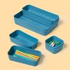 Set of Drawer Organizers Navy Blue, Teacher Supplies - up&up™ - 2 of 3