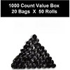Large 9x12 Inch Dog Waste Bags - 1000 Count Refill with Dispenser, Extra Thick Pick Up Bags in Black - 3 of 4