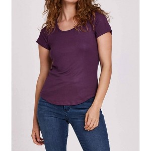 Women's Aimee Scoop Neck Rib Top - Another Love - 1 of 4