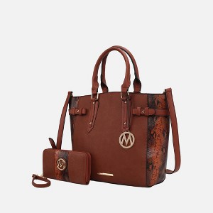 MKF Collection Joelle Tote bag with matching Wallet by Mia K - 1 of 3