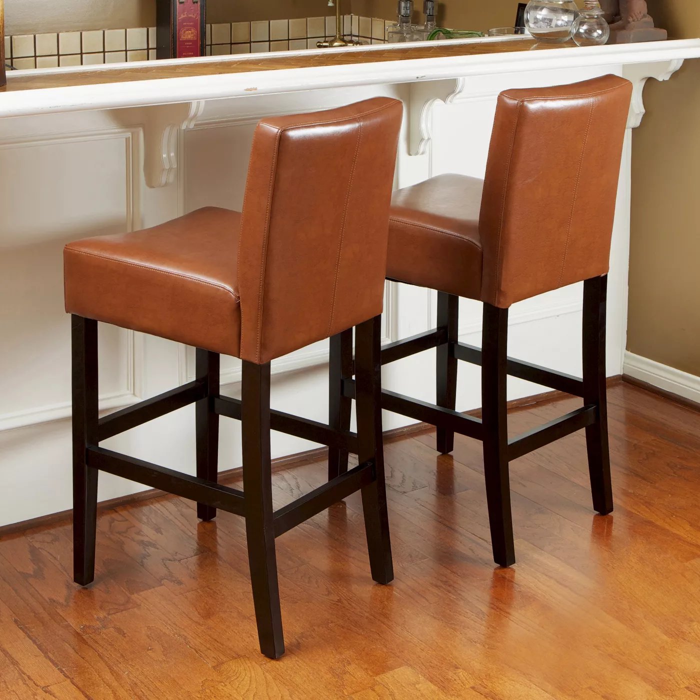 Lopez Leather Counter Stool