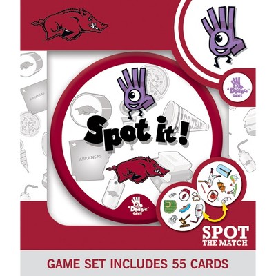 Masterpieces Officially Licensed Ncaa Arkansas Razorbacks Spot It Game 