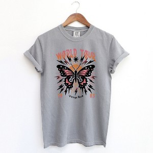 Simply Sage Market Women's Vintage World Tour Short Sleeve Garment Dyed Tee - 1 of 3