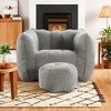 CENGHU Soft Bean Bag Chair with Foam Filling Lazy Sofa with Ottoman Chenille Large Bean Bags for Adults Beanbag Sofa for Living room and Bedroom - 4 of 4