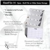 Advanced Organizing Systems - SlantFile-16 Open Roll File Storage Box - Corrugated 26x16.5x16.5 With 16 Compartments - 3 of 4