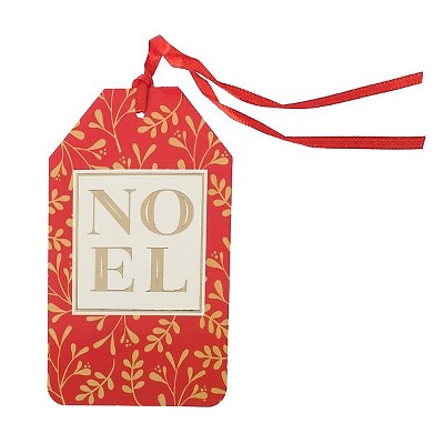 JAM Paper Novelty Christmas Gift Tags with Ribbon Rustic & Classic Christmas JAM2IG105746