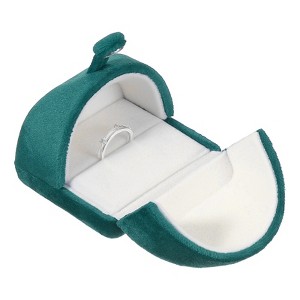 Unique Bargains Velvet Jewelry Mini Ring Organizing Storage Gift Box - 1 of 4