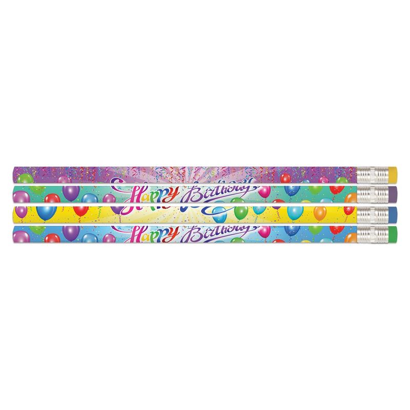 Musgrave Pencil Company Happy Birthday Rainbow Pencil, Box of 144, 1 of 4