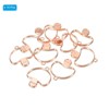 Unique Bargains DIY Crafts Earrings Necklace Bracelet Making Alloy Open Back Mushroom Bezel Pendants 10 Pcs - 3 of 4