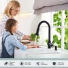 WOWOW Stainless Steel Pull-Down Kitchen Faucet - 500mL Soap Dispenser - 2 of 4