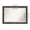 Amanti Art Odin Antique Bronze Beveled Wood Framed Bathroom Vanity Wall Mirror - 3 of 4