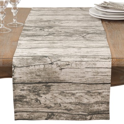 Natural Wood Grain Table Runner - Saro Lifestyle