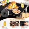 Tangkula Set of 7 Patio Furniture Set w/ 28" 50000 BTU Propane Gas Fire Pit Table Cushions - 4 of 4