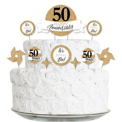 50th anniversary cakes buttercream
