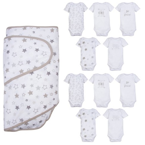 Miracle Blanket Bodysuit - Gray - 11pc : Target