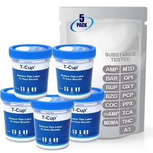 Mintegrity 5 Pack 14-Panel Instant at Home Urine Drug Test Kits | Multi-Panel Urine Screening Testing Kit with Adulteration Test | MT-TDOA-1144A3 - 1 of 4