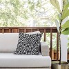 Deny Designs Garima Dhawan Dance Square Outdoor Throw Pillow Black/White - 2 of 4