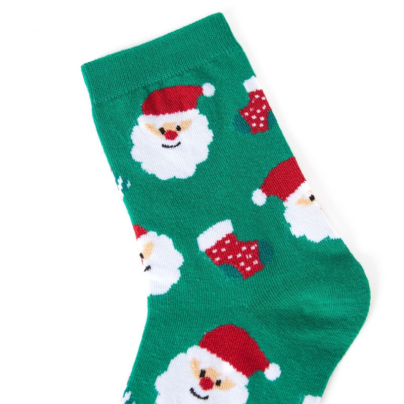 Women's Santa Claus Print Cotton Crew Socks 1 Pack - Cupshe, 3 of 6