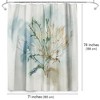 Americanflat 71" x 74" Shower Curtain, Green Coral II by PI Creative Art - 2 of 4