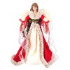 Kurt Adler UL 10-Light 16" Red and Ivory Angel Treetop - 2 of 4