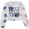 Junk Food Womens Positive Energy Crop Sweatshirt - 4 of 4