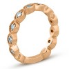 Pompeii3 3/8ct Vintage Diamond Stackable Wedding Ring Womens Stackable Band 14k Gold - 2 of 3