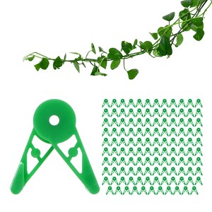 Unique Bargains Durable Plastic Adjustable Weather Resistant Plant Clips - 1 of 4