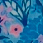 teal flowers
