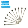 Unique Bargains Brass Silver Plated DIY Craft ewelry Making Ball Head Pins 100 Pcs - 4 of 4