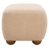 Whitley Rectangular Ottoman With Wood Legs - OTT1302 - Safavieh - 3 of 4