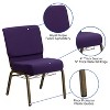 Emma and Oliver 21"W Church/Reception Guest Chair with Communion Cup Book Rack - 3 of 4