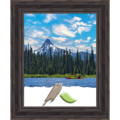 Amanti Art Rustic Pine Narrow Wood Picture Frame