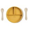 SARO "Food & Fun" 3-Piece Silicone Baby Feeding Set: Suction Plate, Spill-Proof Cup & Ergonomic Utensils for Self-Feeding - 2 of 3