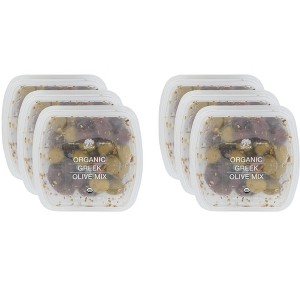 Divina Organic Greek Olive Mix - Case of 6 - 6.3 oz - 1 of 2