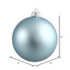 Vickerman Baby Blue Candy Ball Ornament - 2 of 4