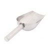 Unique Bargains Home 24.5cm Stainless Steel Flour Shovel Dry Bin Ice Cream Scoops Silver Tone 1 Pc - 2 of 3